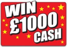 win £1000 cash