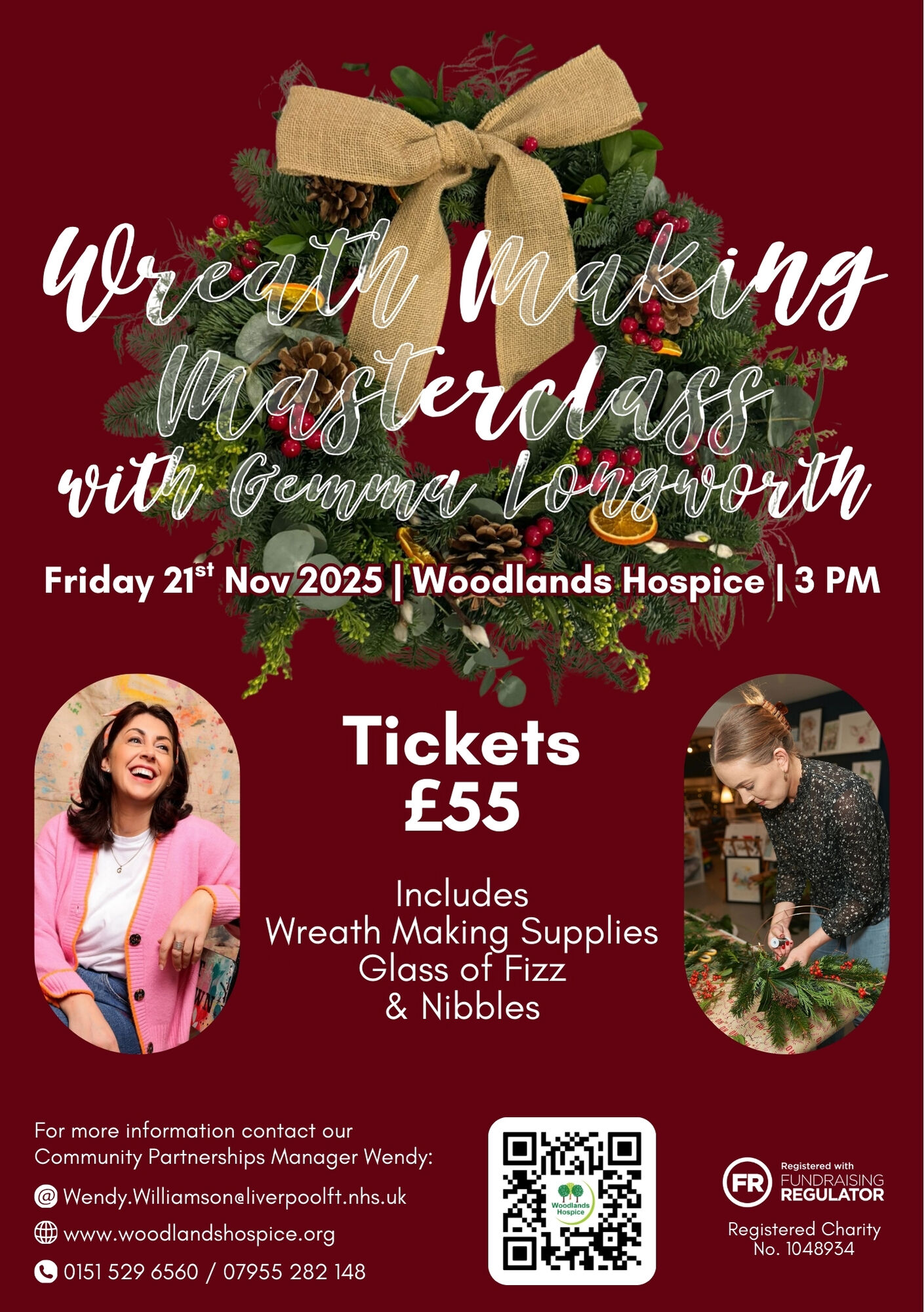 Christmas Wreath Making With Gemma Longworth 