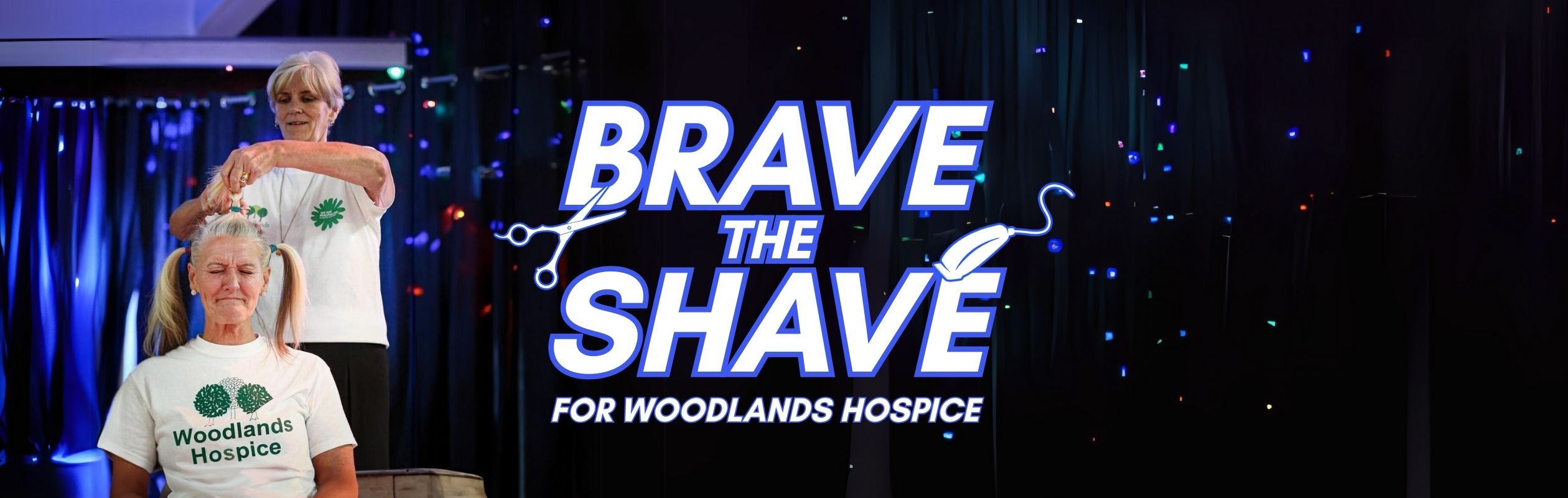 Brave the shave web page header