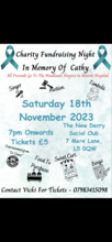 Fundraiser in memory of cathy