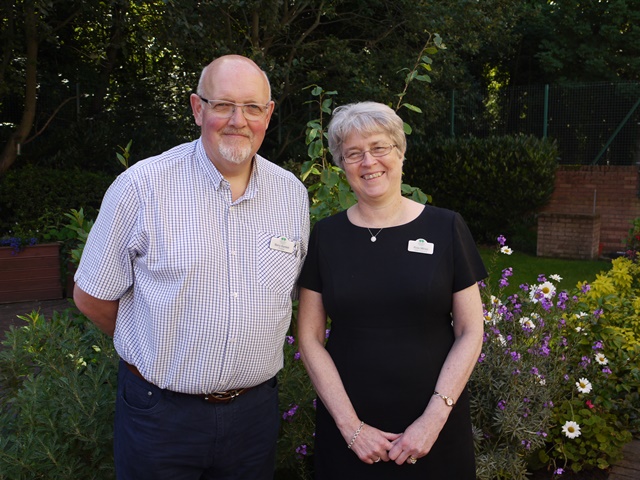 Chair Barry Bartlett with Chief Executive Rose Milnes