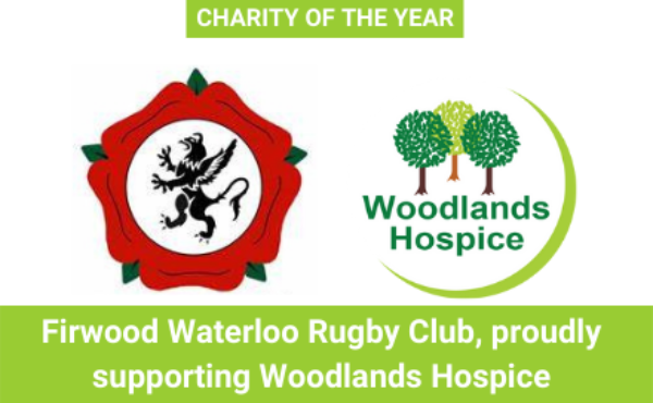Rugby Club gives Woodlands Hospice a ‘foot up’ with their support