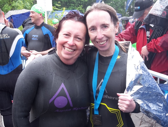 Great North Swim 2017 - Helen & Kathleen