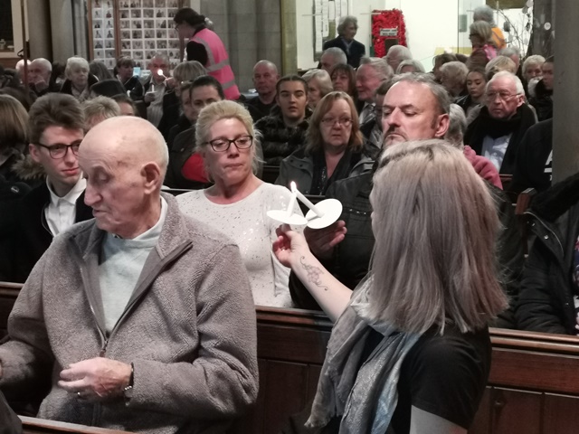 St Andrew's Church Light up a Life Service