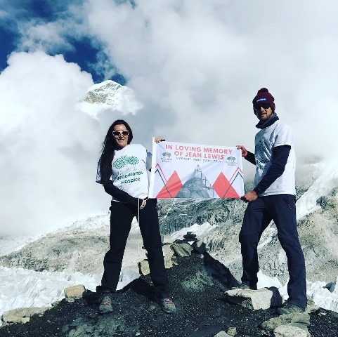 Wes and Abi Simmons reach Everest Base Camp