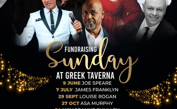 Fundraising Sunday at The Greek Taverna with the Fabulous “Joe Speare”